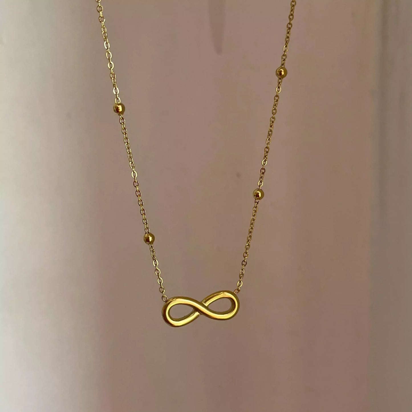 Eternal Elegance Infinity Necklace – Gold-Plated